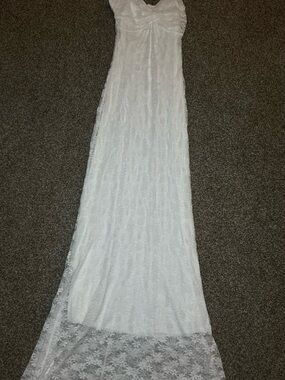 White Lace Maxi Skirt - Classic White